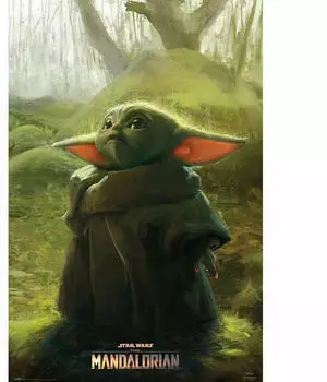 Star Wars Poster, Filmposter : The Mandalorian The Child Art 61x91,5 cm