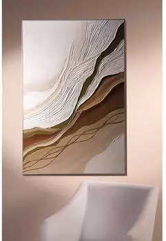 Fink FERANO Wandbild, Aluminium, braun/bronze, 80x120cm