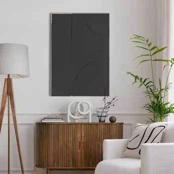 Reinders Saturn &ndash; Charcoal Kunstdruck, schwarz, 70x100cm (94427236-0)
