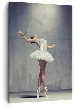 Arttor Leinwandbild Ballerina, weiß, 50x70cm (PA50x70-4344)