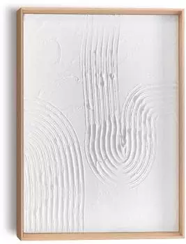 Reinders Wandbild "Scharf" 30x40cm, wei&szlig;, Holzwerkstoff (BH)