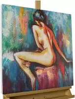 ACRYLBILD HANDGEMALT 60/60 cm