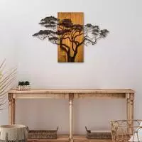 ABERTO DESIGN Wanddekoration "Tree" in Braun