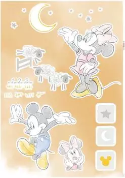 Komar Deko-Sticker Counting Sheeps 50 x 70 cm gerollt