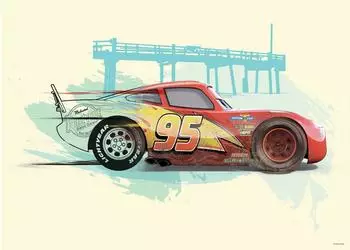 Komar Wandbild Cars McQueen 70 x 50 cm gerollt