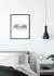 Komar Wandbild Crab White 50 x 70 cm