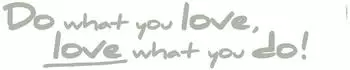 Komar Deko-Sticker Do What You Love 14 cm x 70 cm