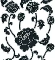 Komar Deco-Sticker TIFFANY | 50 x 70 cm | Wandtattoo, Wandbild, Wandsticker,