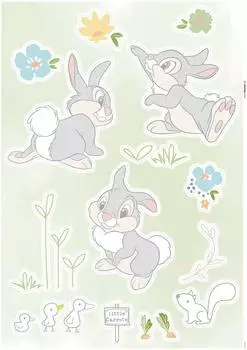 Komar Deko-Sticker Thumper Garden 50 x 70 cm gerollt