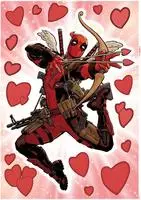 Komar Wandtattoo "Deadpool Lovepool - Gr&ouml;&szlig;e 50 x 70 cm" selbstklebend, Wandsticker,