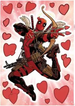 Komar Deko-Sticker Deadpool Lovepool 50 x 70 cm gerollt