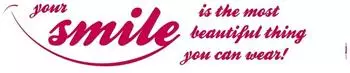 Komar Deko-Sticker Your Smile 14 cm x 70 cm