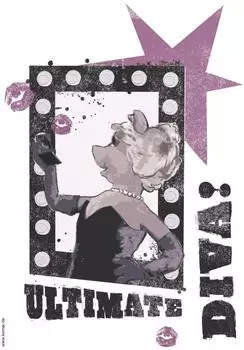 Komar Deko-Sticker Ultimate Diva 50 cm x 70 cm