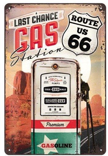 Nostalgic Art Route 66 Gas Station (22215)