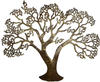 GILDE Wanddekoobjekt »Wandrelief Baum, silber«