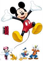 Komar Wandtattoo "Mickey and Friends - Gr&ouml;&szlig;e 50 x 70 cm" selbstklebend,