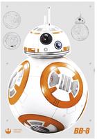 Komar Wandtattoo "Star Wars BB-8 - Gr&ouml;&szlig;e 100 x 70 cm" selbstklebend, Wandsticker,