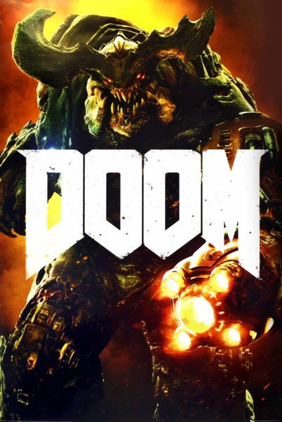 GB Eye Doom Cyber Demon Maxi Poster