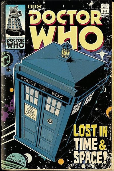 GB Eye Doctor Who Tardis Large Wall Poster