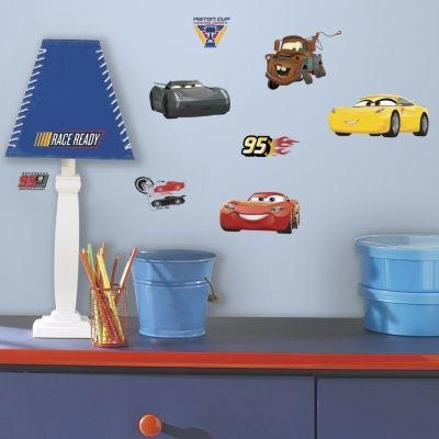RoomMates Wandsticker Cars 3 (13 Teile) bunt rot