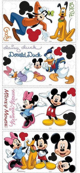 RoomMates Wandsticker Disney Mickey Mouse & Friends (30 Teile) mehrfarbig