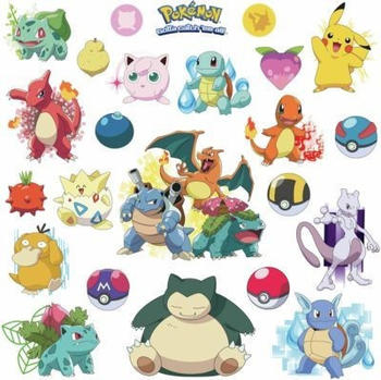 RoomMates Wandsticker Pokemon Iconic (24 Teile) mehrfarbig