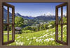 Art-Land JFL Photography: Fensterblick- Landschaft in Alpen 70x50cm