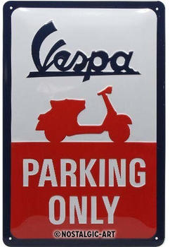 Nostalgic Art Retro-Blechschild Vespa - Parking Only 20x30 cm (22282)