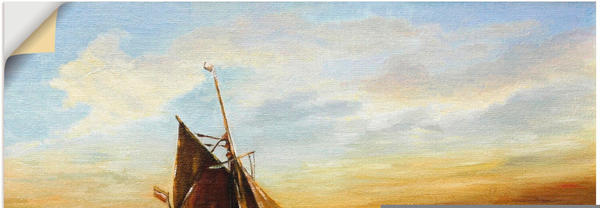 Art-Land Segelschiff auf See - maritime Malerei 60x45cm (40645415-0)