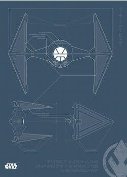 Komar Star Wars Blueprint Sith TIE-Fighter 50x70cm