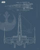 Komar Poster »Star Wars Blueprint X-Wing«, Star Wars, (1 St.), Kinderzimmer,