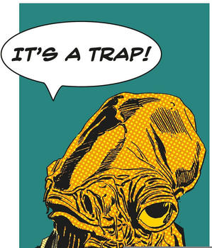 Komar Star Wars Classic Comic Quote Ackbar 50x70cm