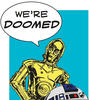 Komar Poster »Star Wars Classic Comic Quote Droids«, Star Wars, (1 St.),