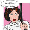Komar Poster »Star Wars Classic Comic Quote Leia«, Star Wars, (1 St.),