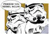 Komar Star Wars Classic Comic Quote Stormtrooper 40x30cm
