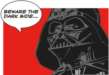 Komar Star Wars Classic Comic Quote Vader 70x50cm
