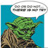 Komar Star Wars Classic Comic Quote Yoda 40x50cm