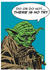Komar Star Wars Classic Comic Quote Yoda 50x70cm