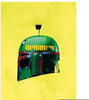 Komar Poster »Star Wars Classic Helmets Boba Fett«, Star Wars, (1 St.),