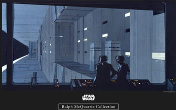 Komar Star Wars Classic RMQ Death Star Control 40x30cm