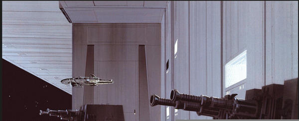 Komar Star Wars Classic RMQ Death Star Hangar 70x50cm
