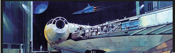 Komar Star Wars Classic RMQ Falcon Hangar 50x40cm