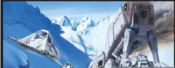 Komar Star Wars Classic RMQ Hoth Battle Snowspeeder 50x40cm