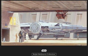 Komar Star Wars Classic RMQ Mos Eisley Hangar 50x40cm