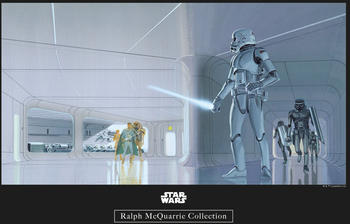 Komar Star Wars Classic RMQ Stormtrooper Hallway 40x30cm