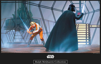 Komar Star Wars Classic RMQ Vader Luke Carbonit Room 40x30cm