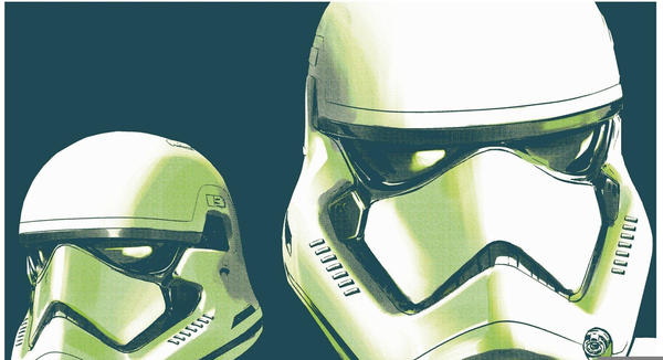 Komar Star Wars Faces Stormtrooper 50x40cm