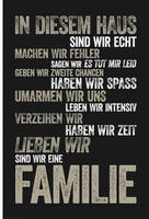 Reinders Poster "In diesem Haus" 1 Stk. tlg.