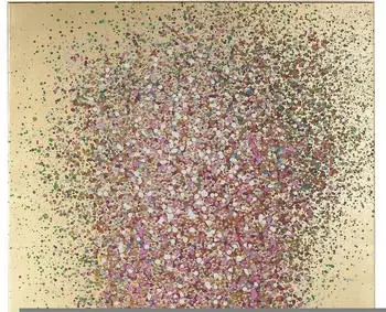 KARE Touched Flower Boat 120x160cm gold pink