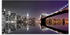 Art-Land New York Skyline nächtliche Reflektion 60x30cm (10334759-0)